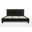 LUXDREAM Black PU Leather Bed Frame-Super King