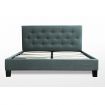 LUXDREAM  Grey Linen Bed Frame-Double
