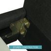 LUXDREAM  Charcoal Linen Bed Frame-Super King