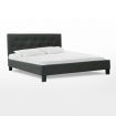 LUXDREAM  Charcoal Linen Bed Frame-Super King