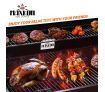 Maxkon BBQ Charcoal Grill Outdoor Portable Barbecue w/ Foldable Side Shelf