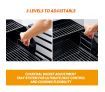 Maxkon BBQ Charcoal Grill Outdoor Portable Barbecue w/ Foldable Side Shelf