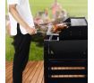 Maxkon BBQ Charcoal Grill Outdoor Portable Barbecue w/ Foldable Side Shelf
