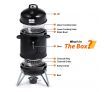 Maxkon Vertical 16" Charcoal Barrel Smoker Portable Outdoor Camping BBQ Grill