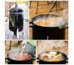 Maxkon Vertical 16" Charcoal Barrel Smoker Portable Outdoor Camping BBQ Grill