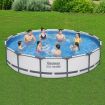 Bestway 4.27M Above Ground Metal Frame Swimming Pool w/Filter Pump