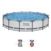 Bestway 4.27M Above Ground Metal Frame Swimming Pool w/Filter Pump