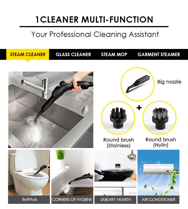 Maxkon Home High Pressure Carpet Floor Window Steam Cleaner Mop
