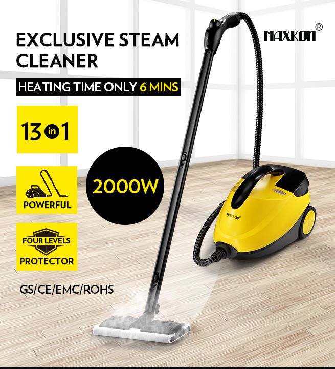 Maxkon Home High Pressure Carpet Floor Window Steam Cleaner Mop