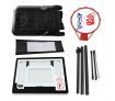 Genki Adjustable 1.55m-2.1m Portable Kids Basketball Hoop System Stand w/Cover
