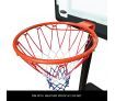 Genki Adjustable 1.55m-2.1m Portable Kids Basketball Hoop System Stand w/Cover