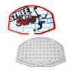 Adjustable 1.4m-1.9m Portable Kids Basketball Hoop System Stand w/Cover