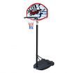 Adjustable 1.4m-1.9m Portable Kids Basketball Hoop System Stand w/Cover