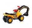 Kids Off Road Excavator Ride on Digger Bulldozer Loader w/Toy Stones & Safety Helmet