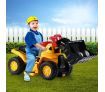 Kids Off Road Bulldozer 6V Electric Ride on Digger w/Toy Stones & Safety Helmet