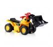 Kids Off Road Bulldozer 6V Electric Ride on Digger w/Toy Stones & Safety Helmet