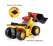 Kids Off Road Bulldozer 6V Electric Ride on Digger w/Toy Stones & Safety Helmet