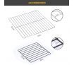 Maxkon 32" Fire Pit 3-in-1 Fireplace Brazier Patio Camping Heater w/Grill Shelf