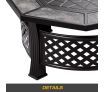 Maxkon 32" Fire Pit 4-in-1 Patio Camping Heater Fireplace Brazier w/Grill Shelf