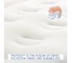 Bestway Single Air Bed 43cm Inflatable Blow Up Mattress w/Built-in Pump & Travel Bag