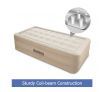 Bestway Single Air Bed 51cm Inflatable Blow Up Mattress w/Built-in Pump & Travel Bag