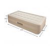 Bestway Single Air Bed 51cm Inflatable Blow Up Mattress w/Built-in Pump & Travel Bag