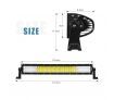 DASHOTO 22" inch 1880W CREE Four-Row LED Light Bar Spot Flood combo work light offroad truck jeep ATV 4WD Waterproof Driving Lamp 4x4 12V 24V new