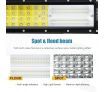 DASHOTO 22" inch 1880W CREE Four-Row LED Light Bar Spot Flood combo work light offroad truck jeep ATV 4WD Waterproof Driving Lamp 4x4 12V 24V new
