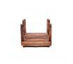 Garden Wooden Rustic Bridge Decoration Decor Outdoor Landscape Rail 160cm