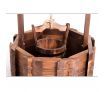 Outdoor Garden Wishing Well Planter Flower Bucket Patio Lawn Wooden Decor Rustic