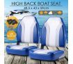 Pair of Speed Fishing Boat Seat Ocean Seat for Helmsman with Swivel Base