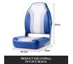 Pair of Speed Fishing Boat Seat Ocean Seat for Helmsman with Swivel Base