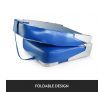 Pair of Fishing Boat Seat Extra High Back with Swivel Base Blue