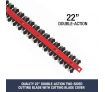 Cordless Hedge Trimmer Handheld Battery Powered Garden Tool W/ Blade Cover