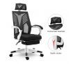 Executive High Back Office Computer Mesh Work Chair w/Retractable Footrest