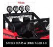 Electric Ride on Toy Jeep Remote Control Off Road Kids Built-in Songs - Red