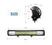20" 1480W Cree LED Light Bar Spot Flood Combo Work Light Offroad Truck Jeep Driving Lamp 12V 24V