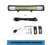 20" 1480W Cree LED Light Bar Spot Flood Combo Work Light Offroad Truck Jeep Driving Lamp 12V 24V