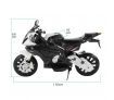 BMW Motorbike Kids Motorcycle Electric Ride on Toy Car w/Anti-slip Tyres -Black