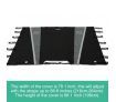 Caravan Front Window Cover Waterproof Towing Protection Universal w/Carry Bag - 220 x 192cm