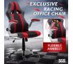 Executive PU Leather Racing Gaming Desk Chair Ergonomic Computer Seat w/Armrest