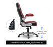 Executive PU Leather Racing Gaming Desk Chair Ergonomic Computer Seat w/Armrest