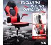 Executive Racing Gaming Desk Chair Ergonomic PU Leather Computer Seat w/Armrest