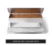 Auto Chicken Feeder Automatic Rat Proof Poultry Treadle Chook Feeding Trough Aluminium 8.2L