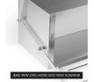 Auto Chicken Feeder Automatic Rat Proof Poultry Treadle Chook Feeding Trough Aluminium 8.2L