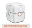 22L Portable Toilet Outdoor Camping Caravan Marine Motorhome RV Potty - Grey