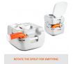 22L Portable Toilet Outdoor Camping Caravan Marine Motorhome RV Potty - Grey