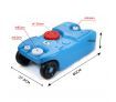 40L Wheel Water Tank Portable Outdoor Caravan Camping Motorhome Container - Blue