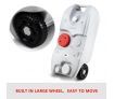 40L Wheel Water Tank Portable Outdoor Caravan Camping Motorhome Container - Grey