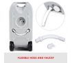 40L Wheel Water Tank Portable Outdoor Caravan Camping Motorhome Container - Grey